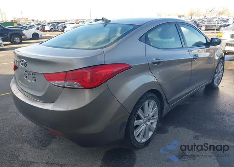 2011 Hyundai Elantra Gls from USA, damaged, VIN 5NPDH4AE5BH047803